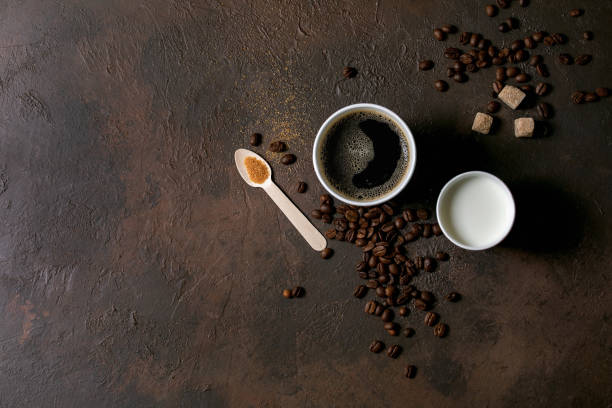 istock Paper cup of americano coffee 1210998528