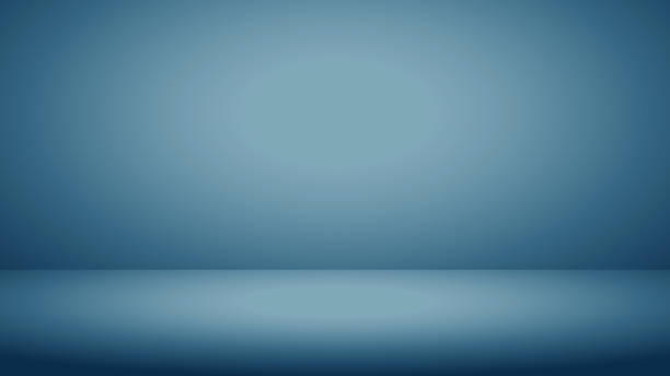 istock Abstract luxury beautiful dark blue gradient background backdrop used for display product ad and website template 1211009555