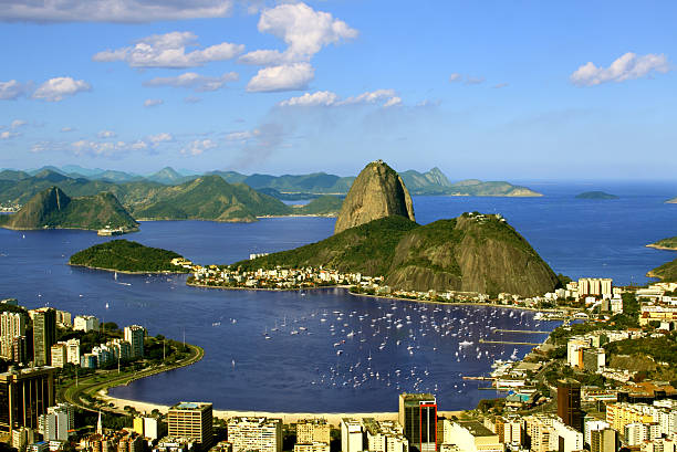 Rio de Janeiro. Perfect day ! See all mountains in the background.