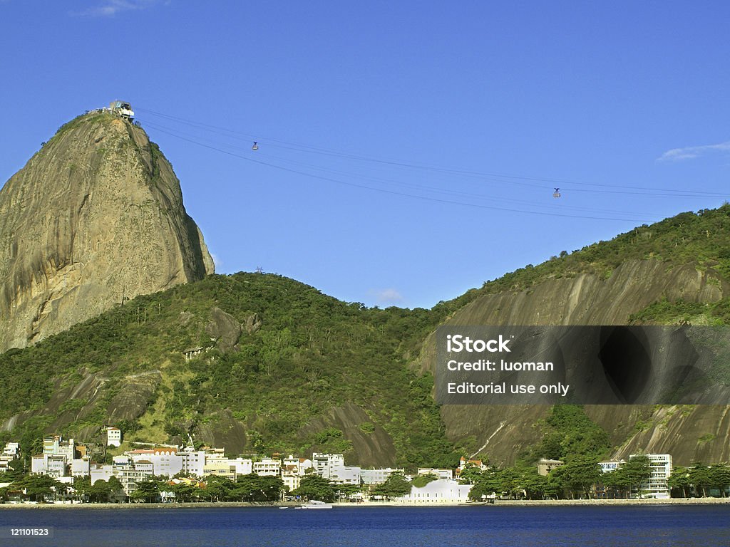 Pão de Açúcar no Rio de Janeiro - Foto de stock de Amarelo royalty-free