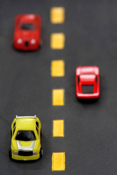 istock Toy cars and road 121101576