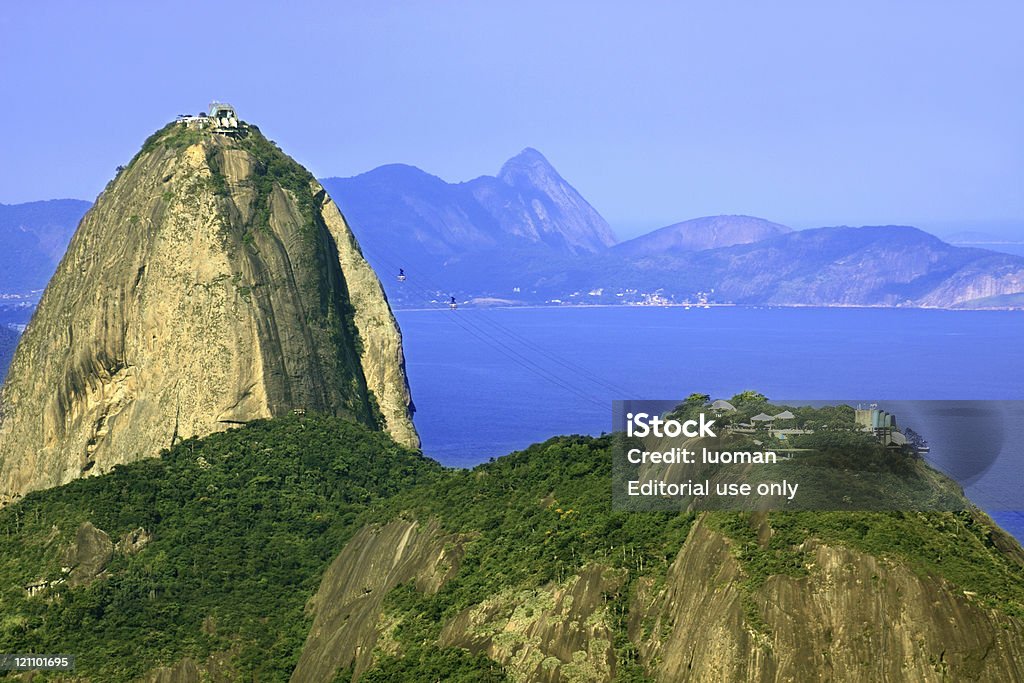 Sugarloaf in Rio de Janeiro - Lizenzfrei Atlantik Stock-Foto