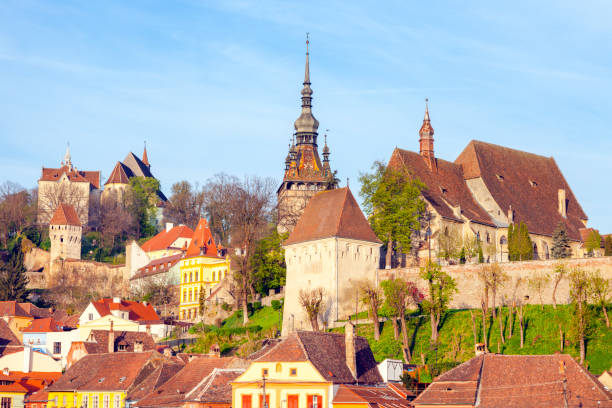 istock Old architecture of Sighisoara 1211017018