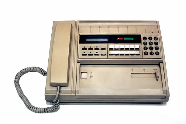Photo of Old fax machine