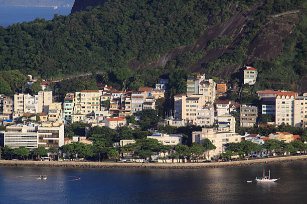 urca no rio de janeiro - rio de janeiro guanabara bay residential structure urca - fotografias e filmes do acervo