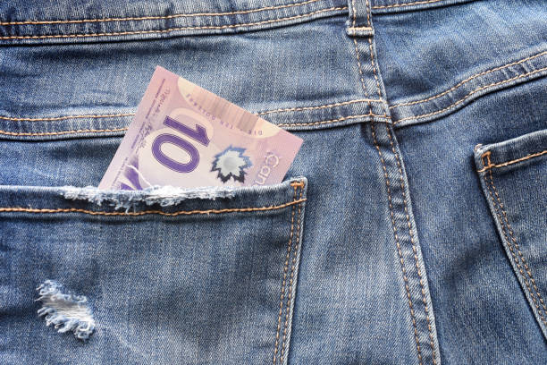 Canadian Money Close Up