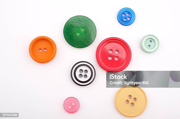 Colorful Buttons Of Various Sizes Stock Photo - Download Image Now - Button  - Sewing Item, Sewing, Yellow - iStock