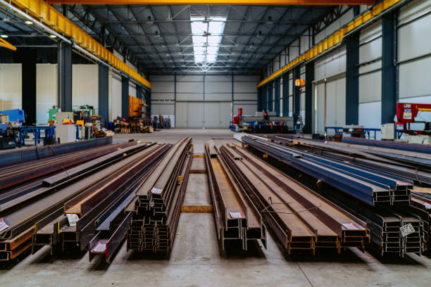 istock Stainless Steel Angle Bars for Structure in warehouse 1211051895