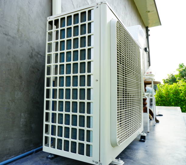 istock Condensing unit of air conditioning systems 1211054262