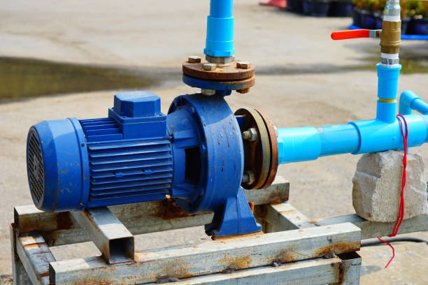 istock Outdoor Water pump station 1211055192