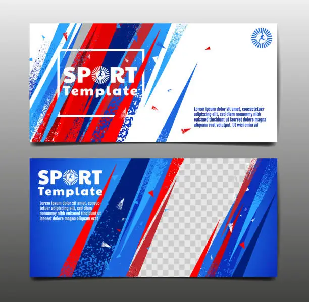 Vector illustration of Sport Layout , template Design, Abstract Background, Dynamic Poster, Brush, Speed Banner, grunge ,Vector Illustration.