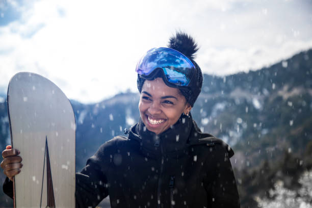 сноубординг - snowboarding extreme sports snowboard winter стоковые фото и изображения