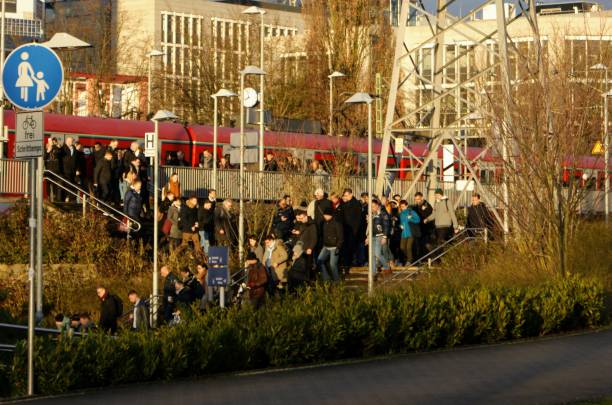 istock People get off the train in Frankfurt (Main), Germany 1211082094