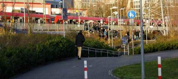 istock People get off the train in Frankfurt (Main), Germany 1211082099