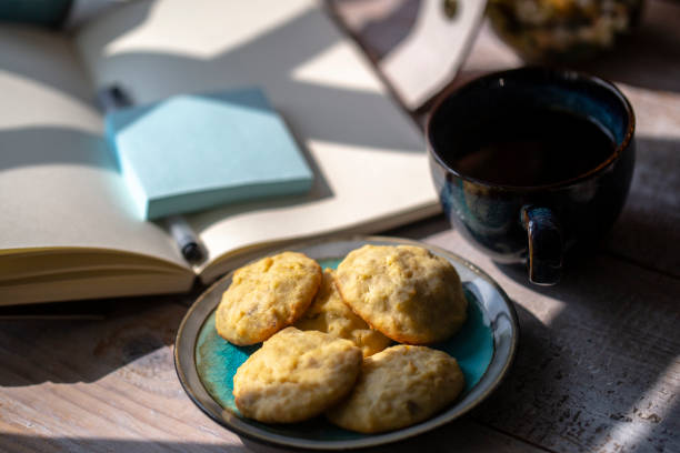istock home baked cookies and coffee break 1211087169