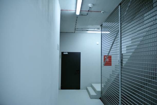 istock Emergency exit in a residential apartment building. 1211090007