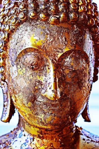istock Buddha statue's face in temple - Bangkok,Thailand. 1211091131