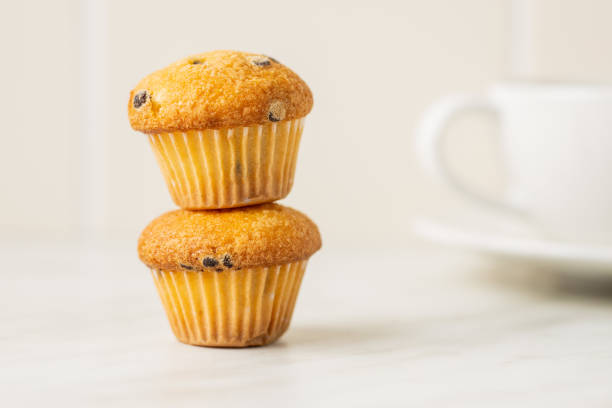 istock Sweet muffins. Chocolate cupcakes. 1211105573