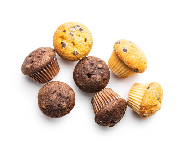 istock Sweet muffins. Cupcakes with chocolate. 1211108184