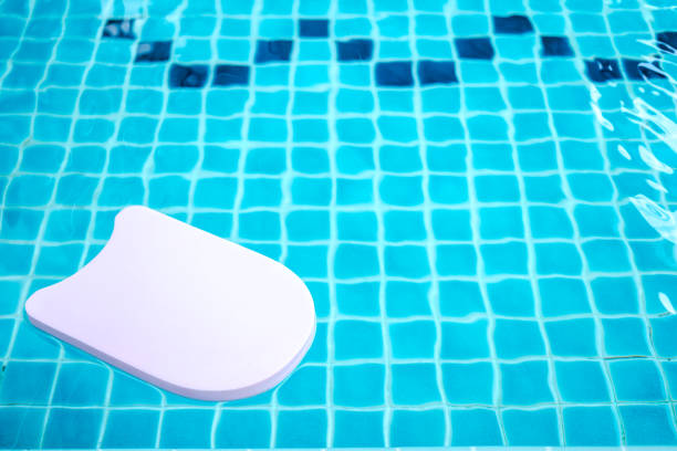 istock Foam board for swimming Floating on the water surface in the pool 1211110682