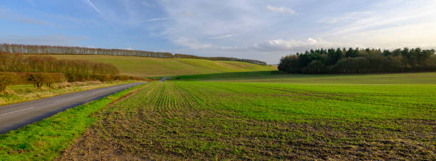 istock Views over the White Horse at Uffington on the Ridgeway 1211123507