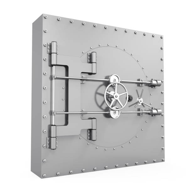 istock Bank Vault Door Illustration 1211124300