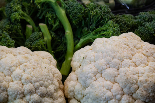 istock Background:Group of cauliflowers in different colors 1211124708