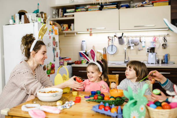 istock She is so proud of her first Easter egg 1211127956