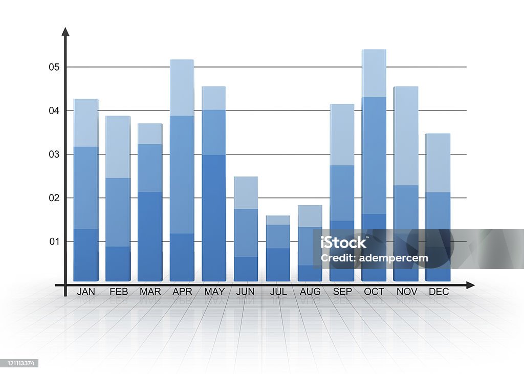 Gráfico de barras - Foto de stock de Grade - Padrão royalty-free