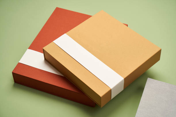 istock Colorful gift boxes on pastel color background, close-up 1211143235