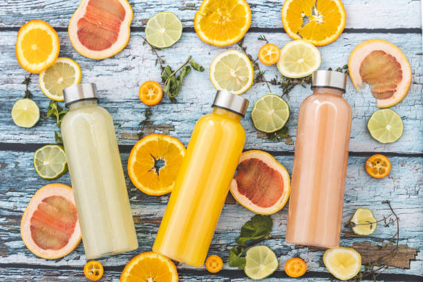 istock Lemonade and orange juice 1211152565