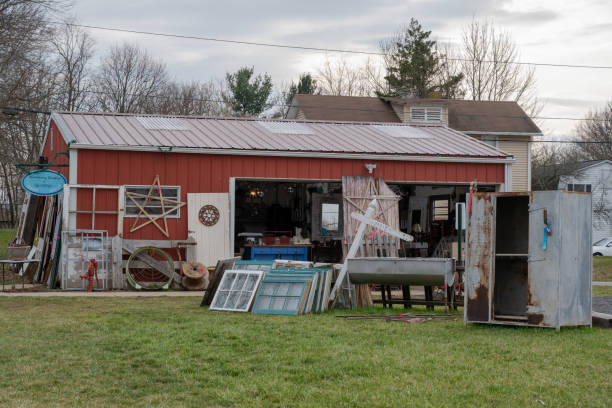 Leesburg, VA, USA — March 2, 2020. Photo of a cottage that houses an artist studio in Leesburg, VA
