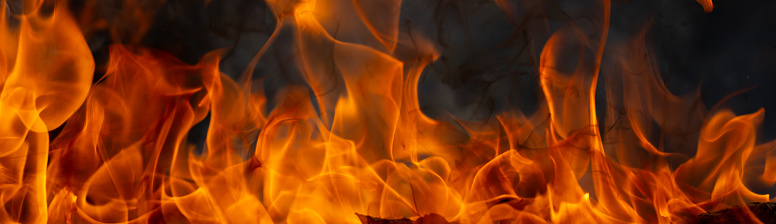 Fire flame burn glowing background