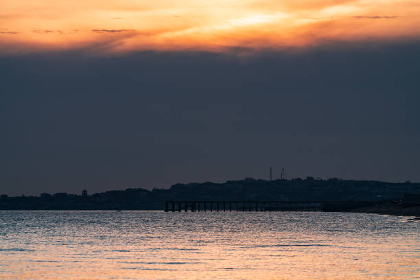 istock Storm clouds over the sea coast 1211157843