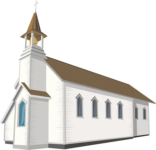 Vector illustration of Country Chapel