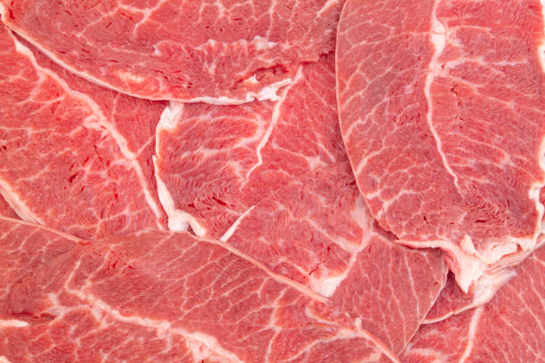 istock Fresh raw beef meat slices close up 1211171568