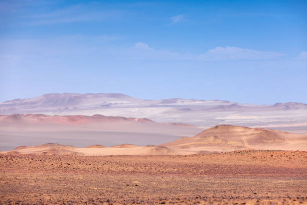 istock Desert view Paracas National Reserve, desert sand mountains. 1211172113