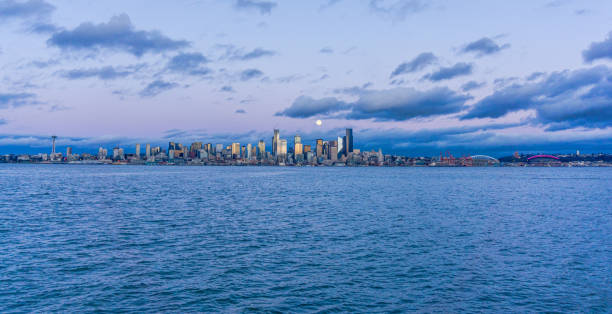 istock Full Moon Over City 5 1211173216