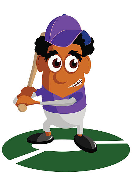 ilustrações de stock, clip art, desenhos animados e ícones de jogador de beisebol - color image batting illustration technique adult