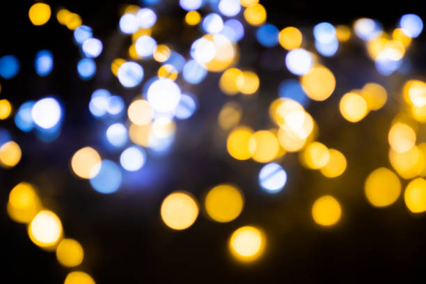 istock Golden silver glitter bokeh blurred abstract background overlay 1211174852