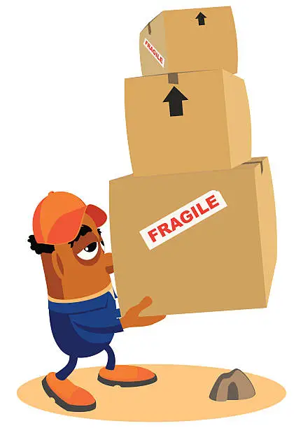 Vector illustration of Moving House