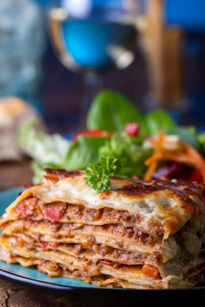 istock portion of fresh lasagna on a plate 1211178611