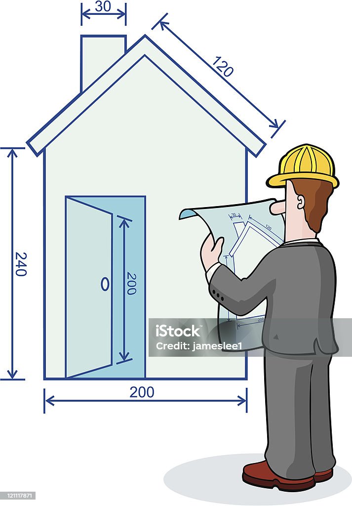 Arquitecto - arte vectorial de Accesorio de cabeza libre de derechos