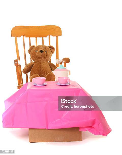 Osito De Peluche Tea Party Foto de stock y más banco de imágenes de Hora del té - Fiesta - Hora del té - Fiesta, Osito de peluche, Recortable