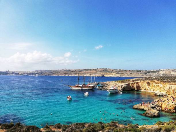 istock Wonderful blue lagoon of Comino (Malta) 1211182996