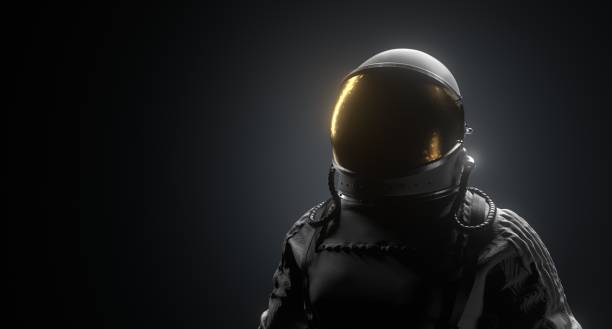 Astronaut Space Black Background Astronaut Space Black Background hubble space telescope photos stock pictures, royalty-free photos & images