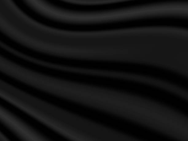 istock Vector stock illustration. Black closed curtains background for card or poster 1211183199