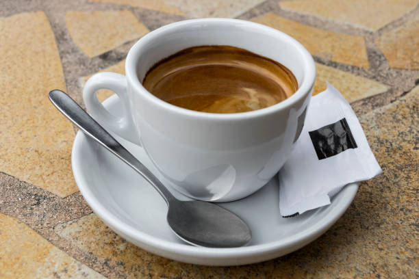 istock Black coffee on Spain's island of Mallorca. 1211183257