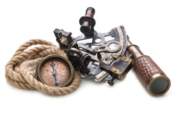 istock Nautical equipment isolated on white 1211184552