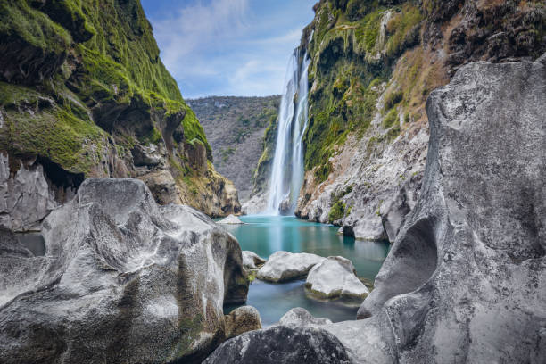 Chute d’eau de Tamul sur la rivière Tampaon, Huasteca Potosina, Mexique - Photo